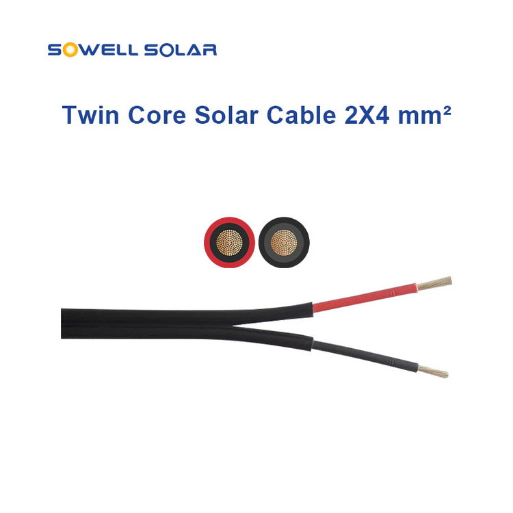 双芯光伏电缆 2*4mm2 Solar PV Cable